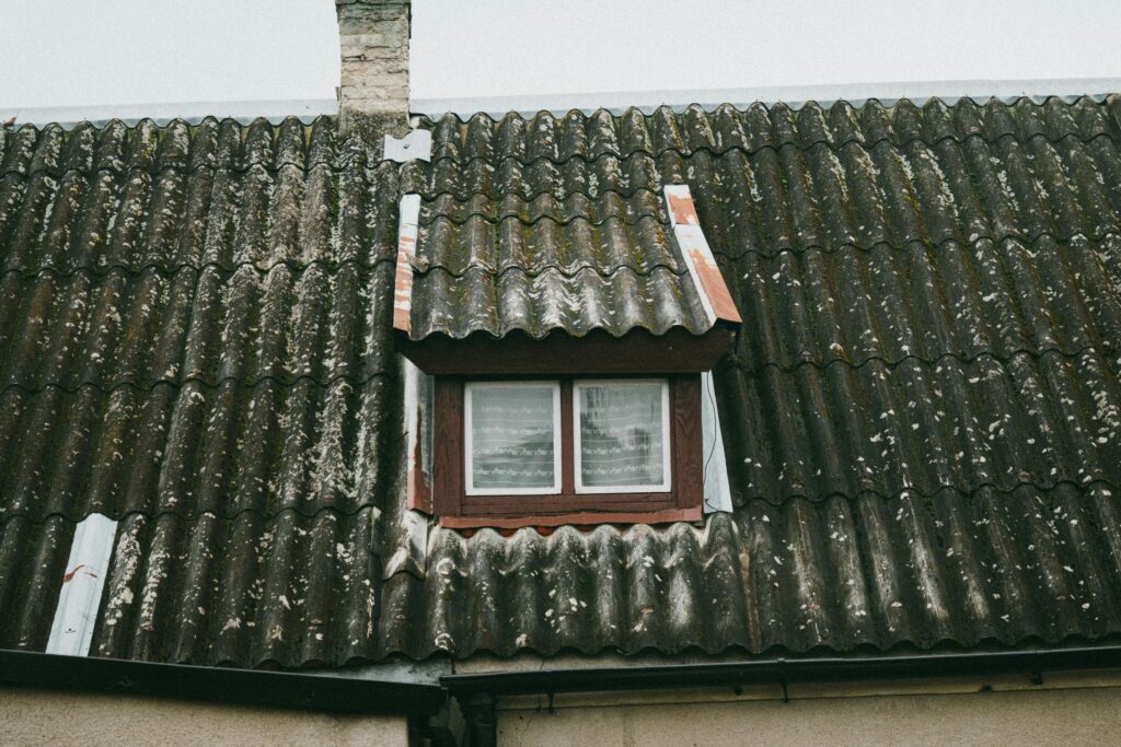 Older home built before 1970s where owner is selling a house with asbestos